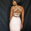 Lopez Bandage Dress Nude - Image 2