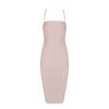 Lopez Bandage Dress Nude - Image 4